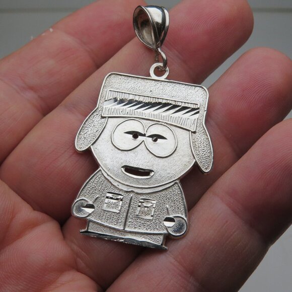 *925 Silver Cartoon Character Dora Pendant - Picture 1 of 4